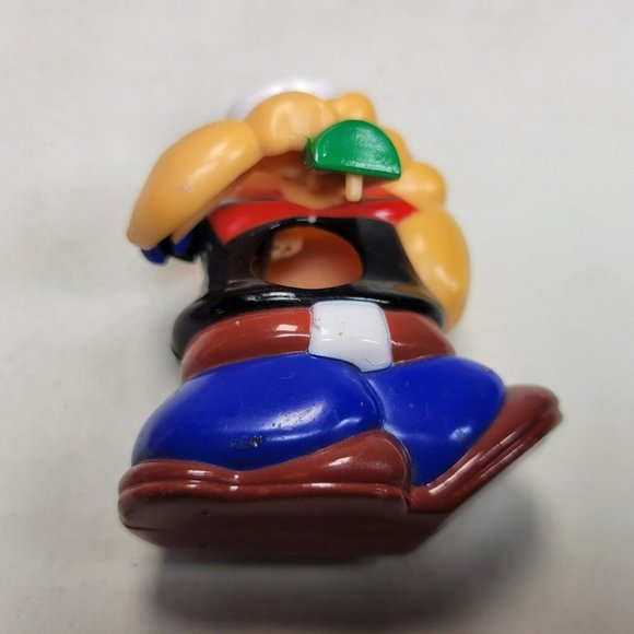 Superior Popeye 3.5" Plastic Gumball Dispenser King Features 1983 Hong Kong - Picture 2 of 7